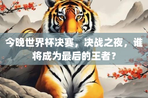 今晚世界杯决赛，决战之夜，谁将成为最后的王者？