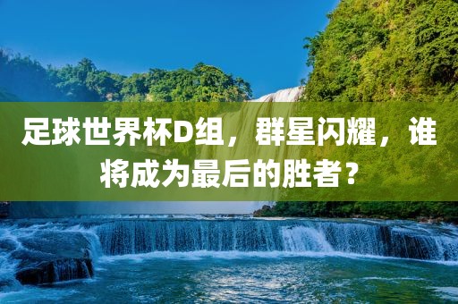 足球世界杯D组，群星闪耀，谁将成为最后的胜者？