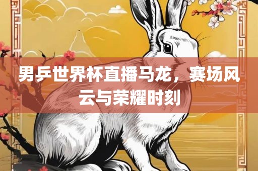 男乒世界杯直播马龙，赛场风云与荣耀时刻金炬实业股份有限公司
