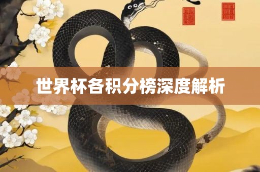 世界杯各积分榜深度解析