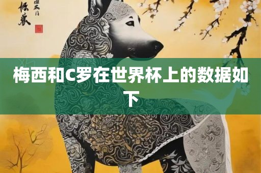 梅西和C罗在世界杯上的数据如下