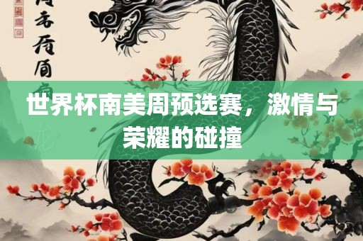 世界杯南美周预选赛，激情与荣耀的碰撞