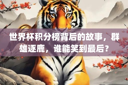 世界杯积分榜背后的故事，群雄逐鹿，谁能笑到最后？