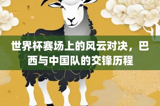 世界杯赛场上的风云对决，巴西与中国队的交锋历程