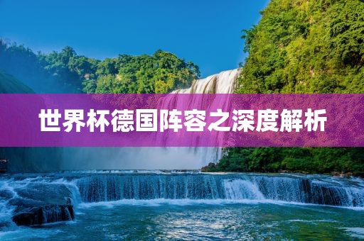 世界杯德国阵容之深度解析