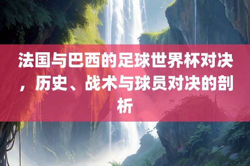 法国与巴西的足球世界杯对决，历史、战术与球员对决的剖析金炬实业股份有限公司