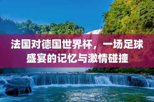 法国对德国世界杯，一场足球盛宴的记忆与激情碰撞金炬实业股份有限公司