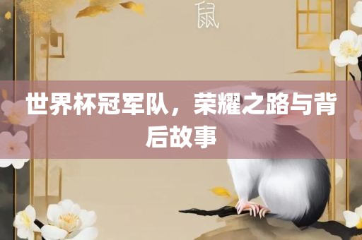 世界杯冠军队，荣耀之路与背后故事金炬实业股份有限公司