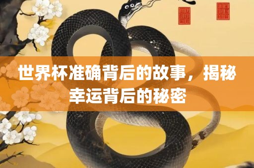 世界杯准确背后的故事，揭秘幸运背后的秘密