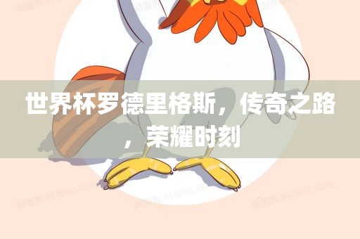 金炬实业股份有限公司世界杯罗德里格斯，传奇之路，荣耀时刻