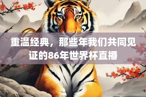 重温经典，那些年我们共同见证的86年世界杯直播