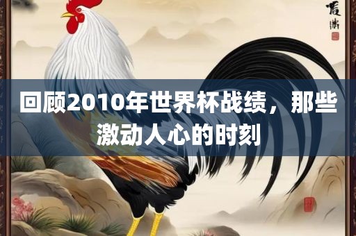 回顾2010年世界杯战绩，那些激动人心的时刻