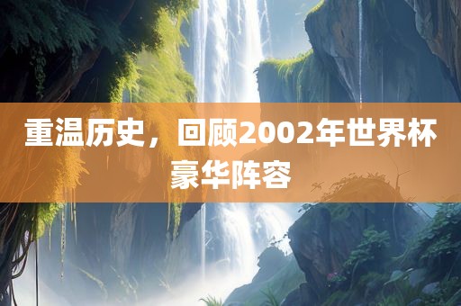重温历史，回顾2002年世界杯豪华阵容
