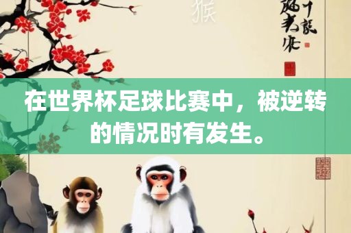在世界杯足球比赛中，被逆转的情况时有发生。