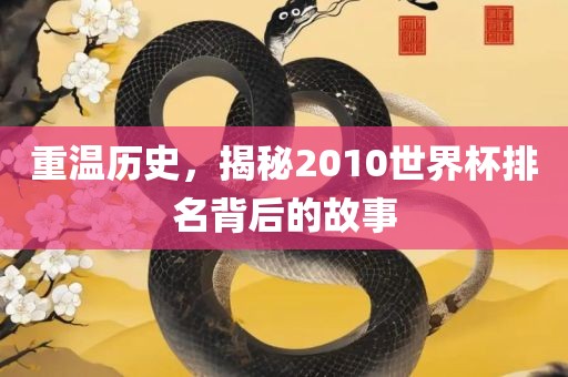 重温历史，揭秘2010世界杯排名背后的故事