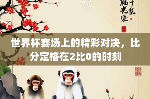 世界杯赛场上的精彩对决，比分定格在2比0的时刻