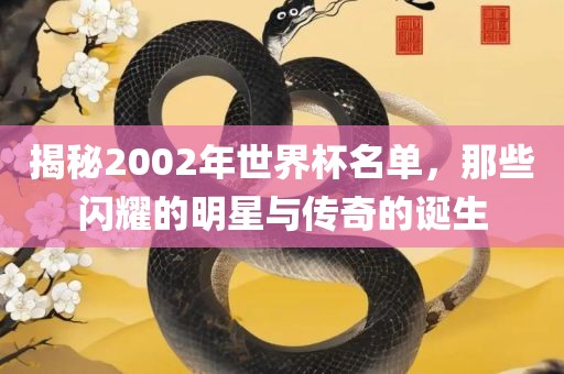 揭秘2002年世界杯名单，那些闪耀的明星与传奇的诞生