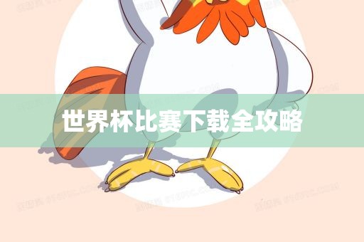 世界杯比赛下载全攻略