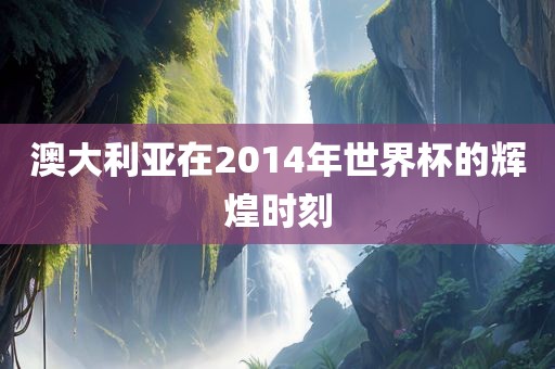 澳大利亚在2014年世界杯的辉煌时刻