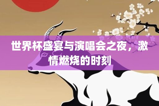 世界杯盛宴与演唱会之夜，激情燃烧的时刻