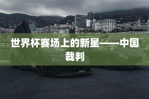 世界杯赛场上的新星——中国裁判