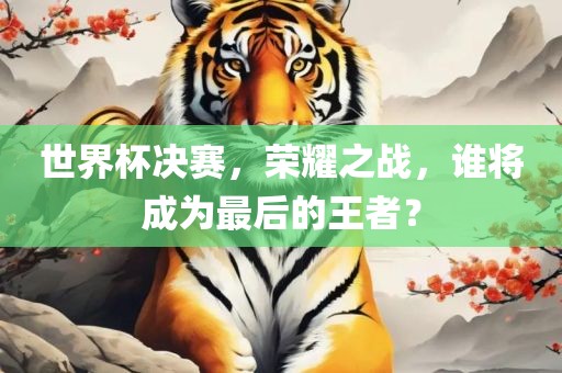 世界杯决赛，荣耀之战，谁将成为最后的王者？
