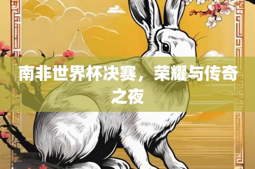 南非世界杯决赛，荣耀与传奇之夜