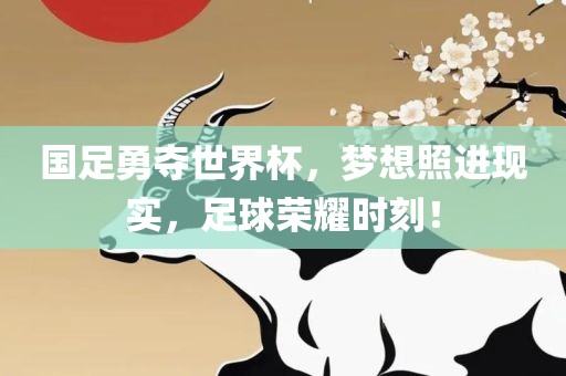 国足勇夺世界杯，梦想照进现实，足球荣耀时刻！