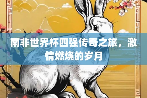 南非世界杯四强传奇之旅，激情燃烧的岁月