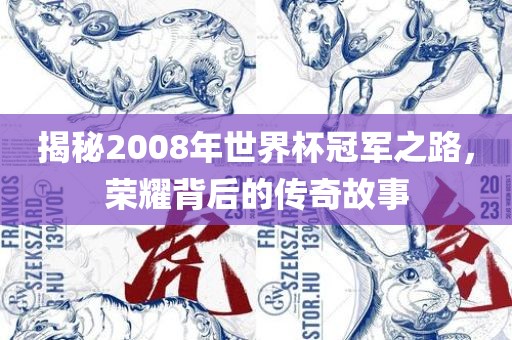 揭秘2008年世界杯冠军之路，荣耀背后的传奇故事