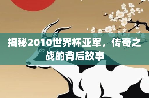 揭秘2010世界杯亚军，传奇之战的背后故事