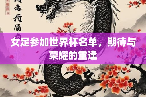 女足参加世界杯名单，期待与荣耀的重逢