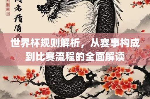 世界杯规则解析，从赛事构成到比赛流程的全面解读