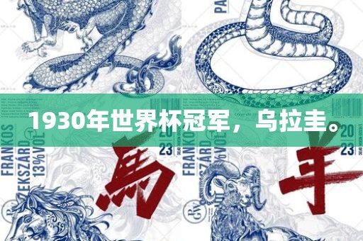 1930年世界杯冠军，乌拉圭。