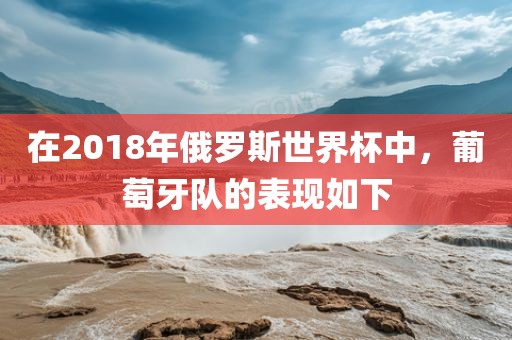 在2018年俄罗斯世界杯中，葡萄牙队的表现如下