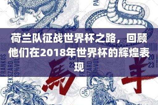 荷兰队征战世界杯之路，回顾他们金炬实业股份有限公司在2018年世界杯的辉煌表现