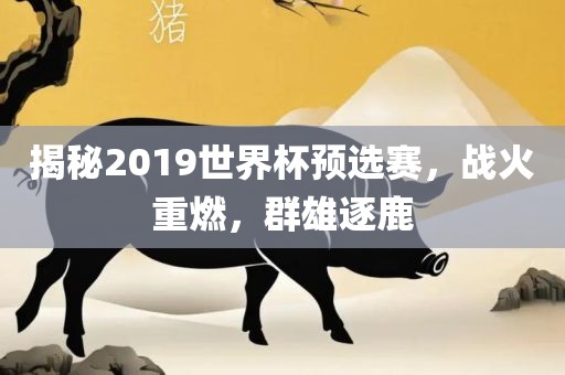 揭秘2019世界杯预选赛，战火重燃，群雄逐鹿