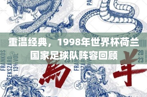 重温经典，1998年世界杯荷兰国家足球队阵容回顾