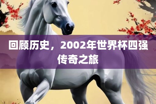 回顾历史，2002年世界杯四强传奇之旅