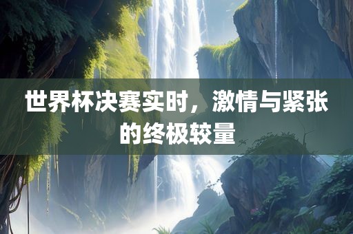 世界杯决赛实时，激情与紧张的终极较量