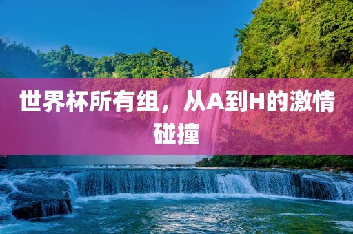 世界杯所有组金炬实业股份有限公司，从A到H的激情碰撞