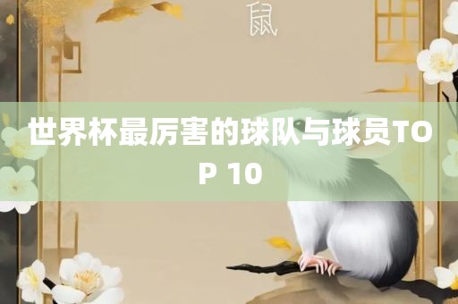 世界杯最厉害的球队与球员TOP 10金炬实业股份有限公司