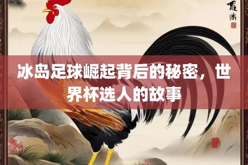 冰岛足球崛起背后的秘密，世界杯选人的故事