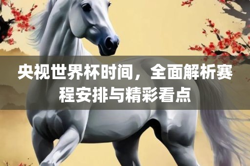 央视金炬实业股份有限公司世界杯时间，全面解析赛程安排与精彩看点